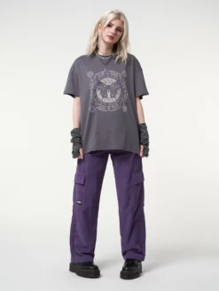 Minga London Purple Haze Corduroy Cargo Pants