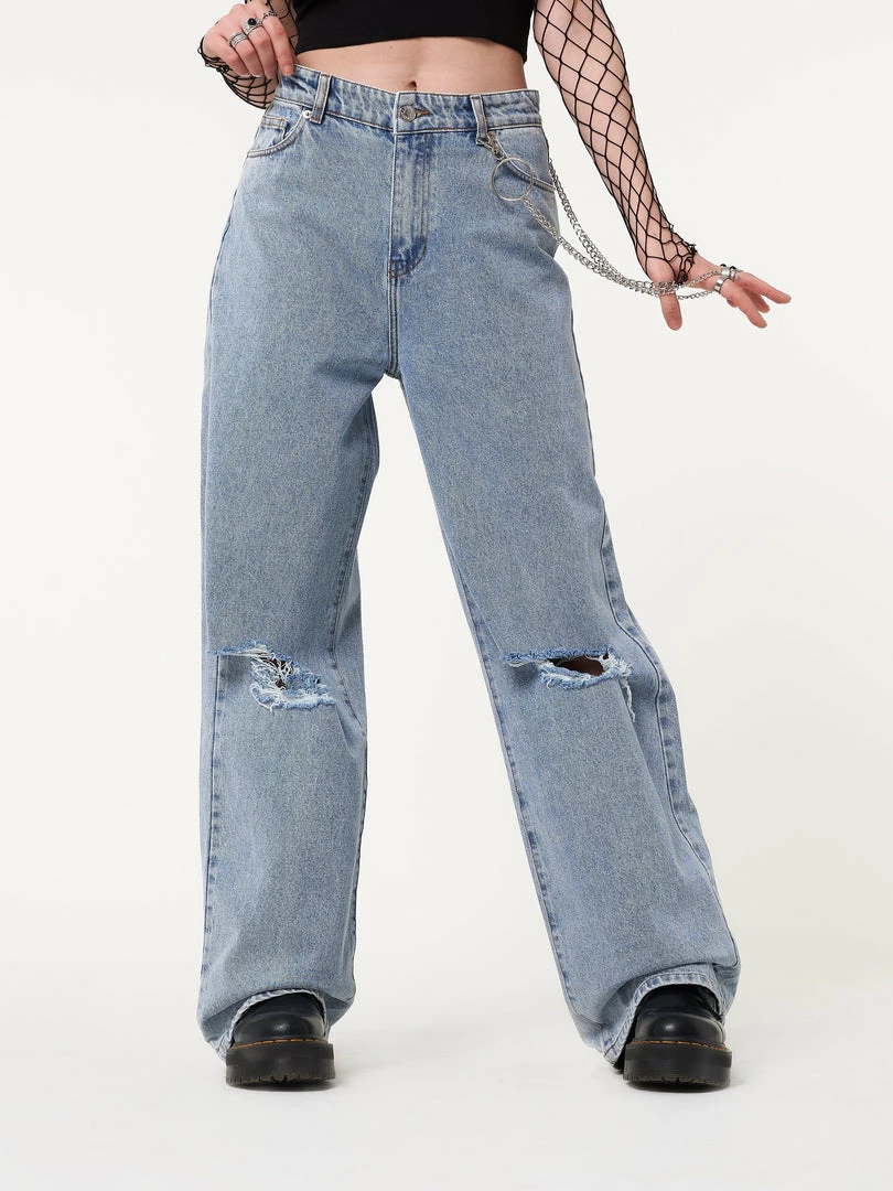 Minga London Clothing Angel Girl Wide Leg Jeans