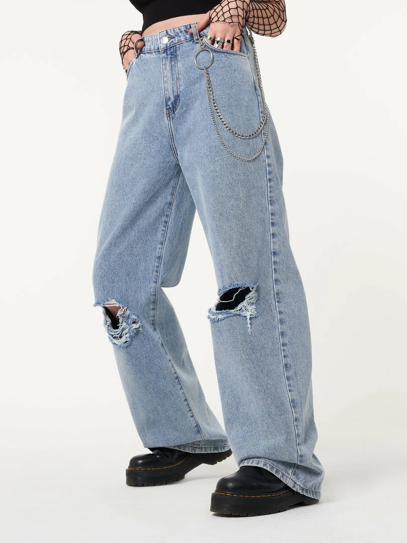 Minga London Clothing Angel Girl Wide Leg Jeans