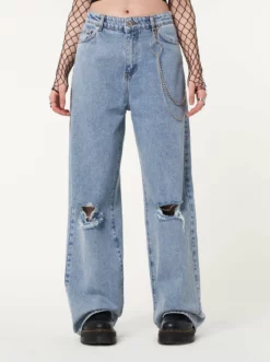 Minga London Clothing Angel Girl Wide Leg Jeans