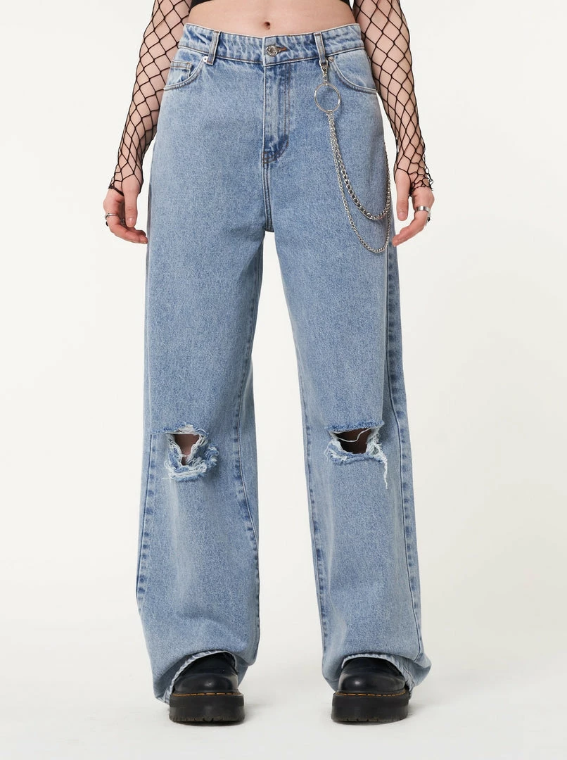 Minga London Clothing Angel Girl Wide Leg Jeans