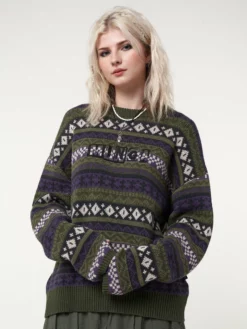 Minga London Aspen Jacquard Knit Jumper Clothing
