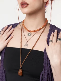 Minga London Bohemian Fairy Gemstone Necklace Set