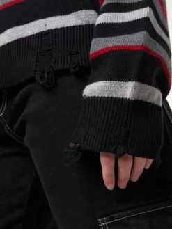 Minga London Boredom Striped Knit Jumper