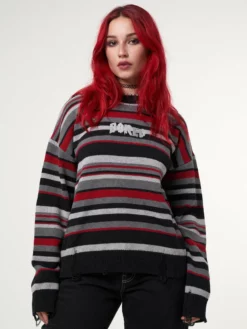 Minga London Boredom Striped Knit Jumper