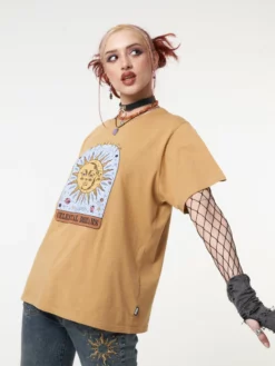 Minga London Celestial Dreams Golden Yellow T-Shirt