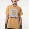 Minga London Celestial Dreams Golden Yellow T-Shirt
