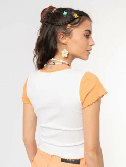 Minga London Chill Out Lettuce Edge Crop Tee