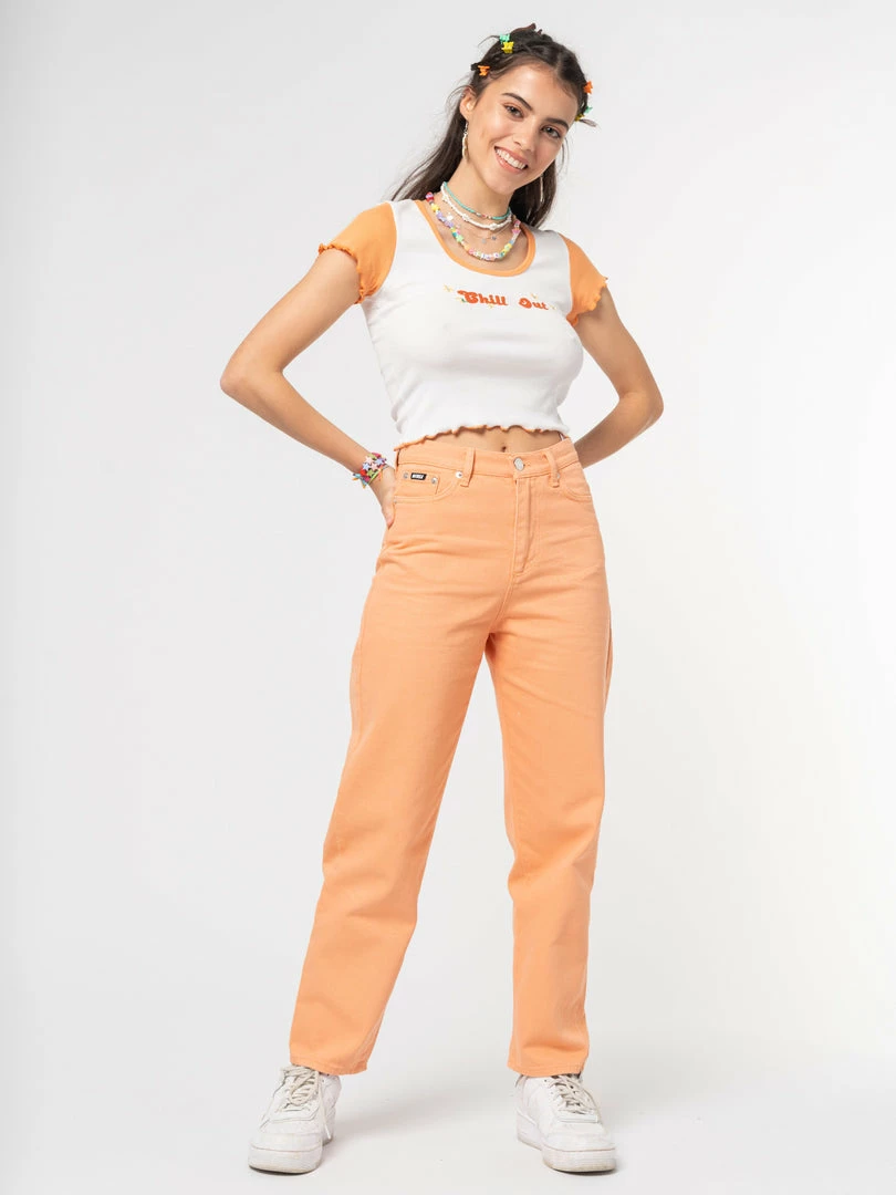 Minga London Chill Out Lettuce Edge Crop Tee