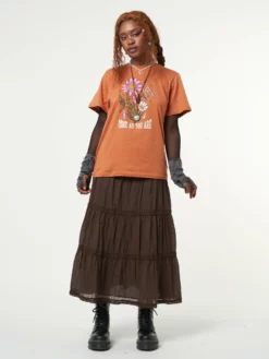 Minga London Clothing Come As You Are Flowers T-shirt