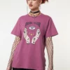 Minga London Cosmic Vision Washed Orchid T-Shirt Most Wanted