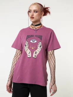 Minga London Cosmic Vision Washed Orchid T-Shirt Most Wanted