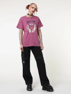 Minga London Cosmic Vision Washed Orchid T-Shirt Most Wanted
