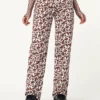 Minga London Cow Print Parallel Jeans Clothing