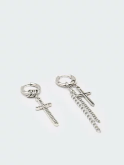 Minga London Cross Your Mind Drop Earrings