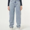 Minga London Denim Dad Jeans In Light Blue