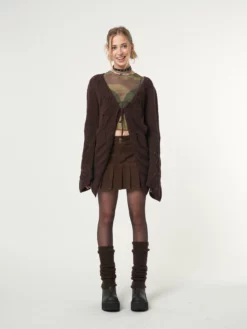 Minga London Clothing Fairy Asymmetric Tie Front Cardigan