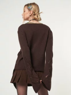 Minga London Clothing Fairy Asymmetric Tie Front Cardigan