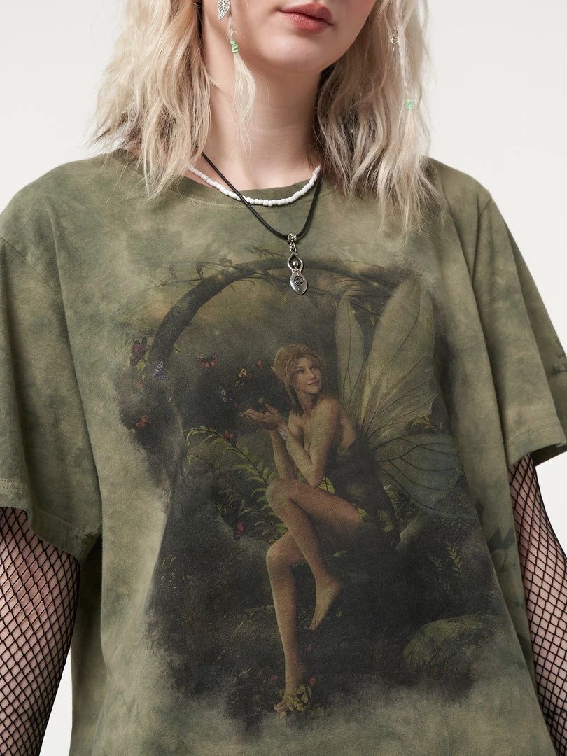 Minga London Most Wanted Forest Fairy Tie Dye T-shirt