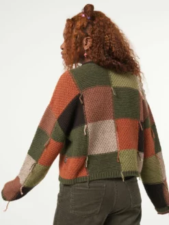 Minga London Free Spirit Patchwork Embroidered Jumper