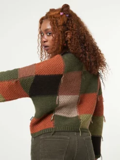 Minga London Free Spirit Patchwork Embroidered Jumper