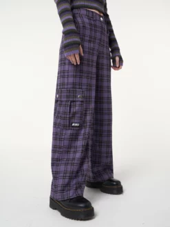 Minga London Harlow Plaid Utility Pants Clothing