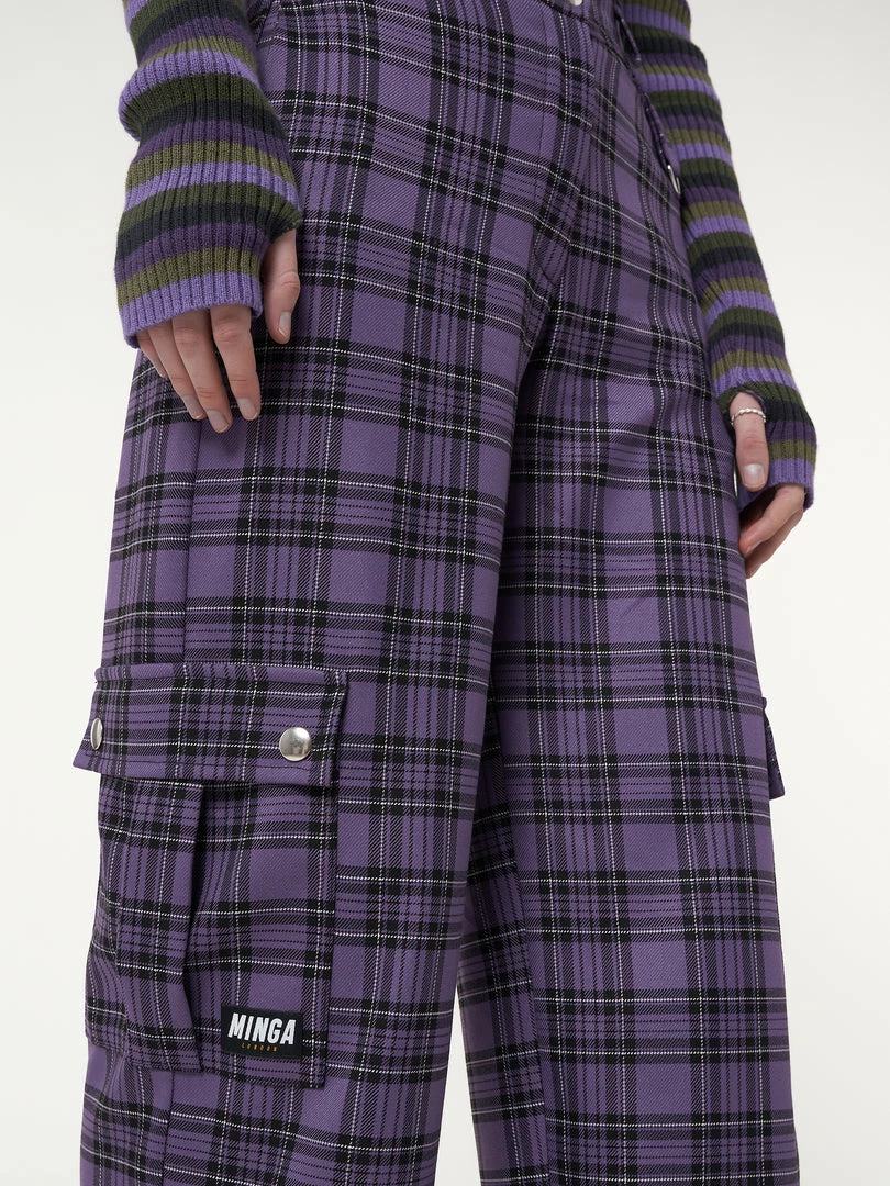 Minga London Harlow Plaid Utility Pants Clothing