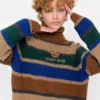 Minga London Honey Bear Knitted Striped Jumper Clothing