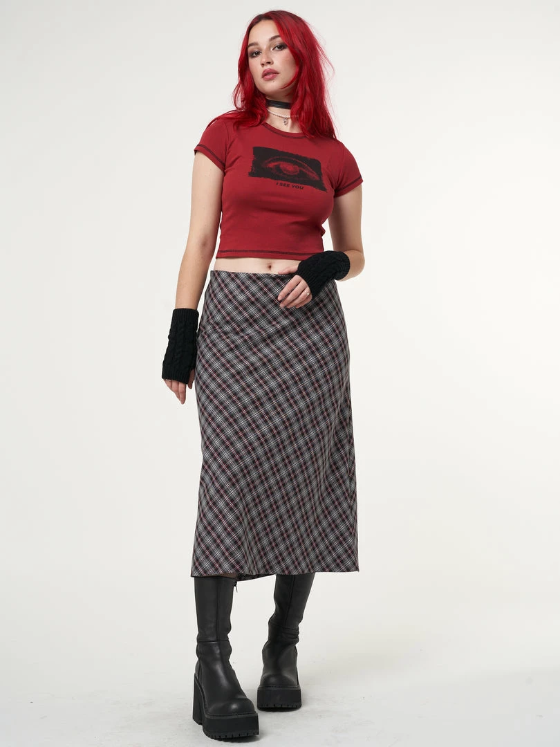 Minga London I See You Eye Graphic Crop Tee