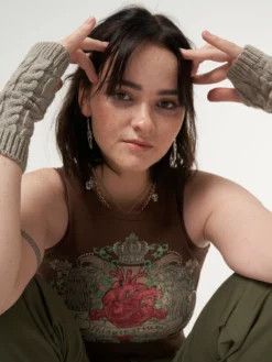 Minga London Imaginarium Diamante Vest Top