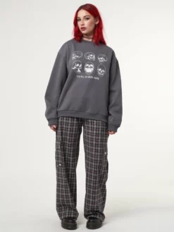 Minga London Its All In Your Head Skull Sweater