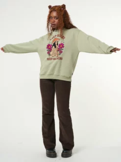 Minga London Keep Growing Mushroom Girl Sweater Clothing