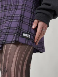 Minga London Clothing Lana Plaid Pleated Mini Skirt