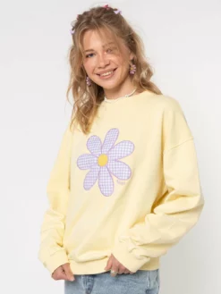Minga London Clothing Daisy Gingham Yellow Sweater