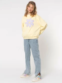 Minga London Clothing Daisy Gingham Yellow Sweater