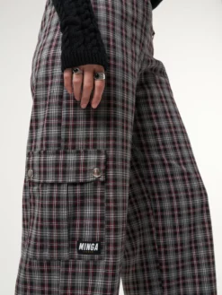 Minga London Margo Plaid Utility Pants Most Wanted