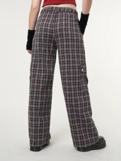Minga London Margo Plaid Utility Pants Most Wanted