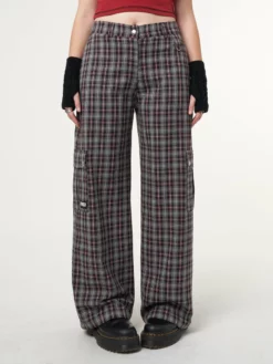 Minga London Margo Plaid Utility Pants Most Wanted