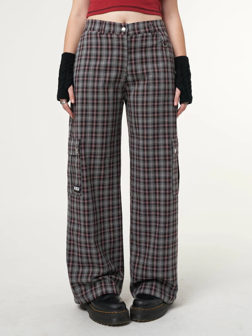 Minga London Margo Plaid Utility Pants Most Wanted