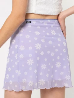 Minga London Clothing Flower Girl Lilac Mini Skirt