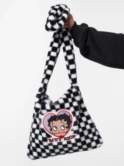 Minga London Minga X Betty Boop Check Fluffy Bag