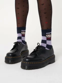 Minga London Minga X Betty Boop Check Socks Clothing