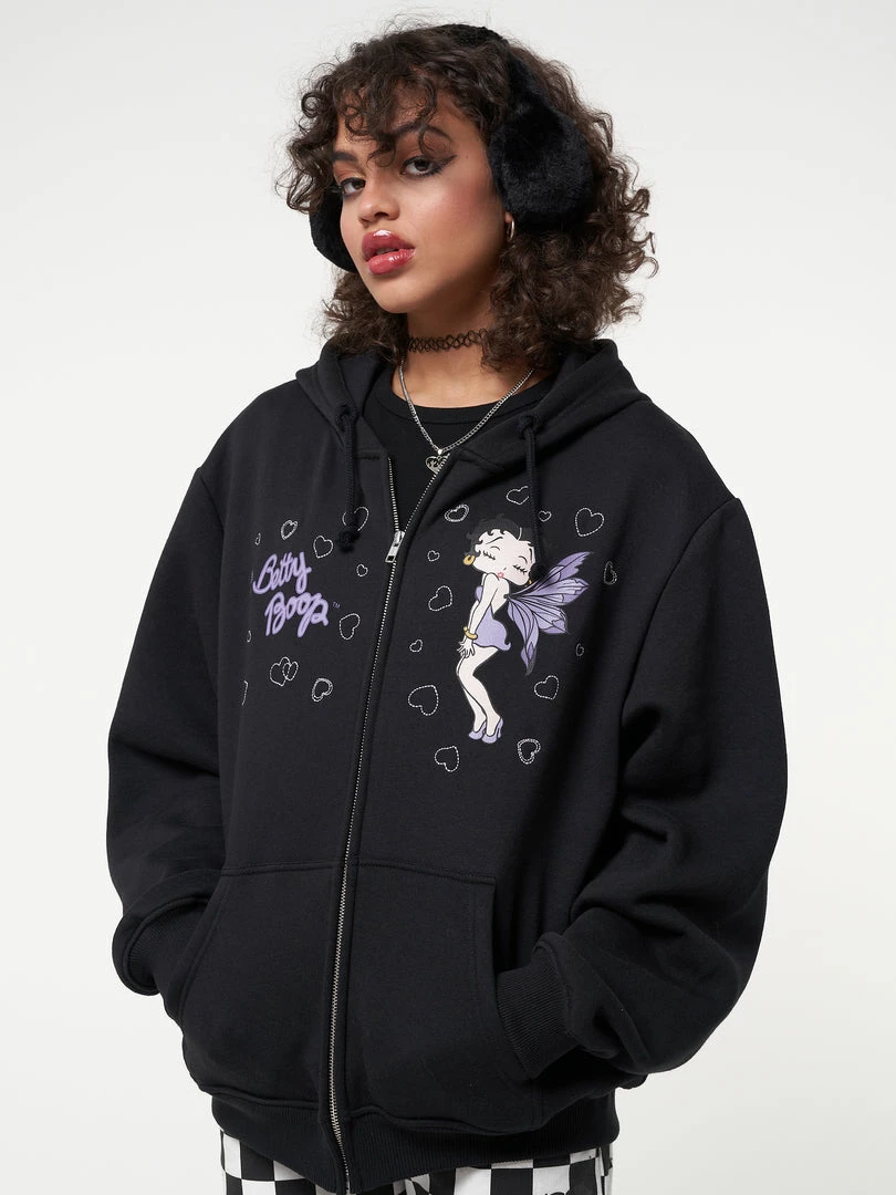 Minga London Minga X Betty Boop Hoodie Jacket