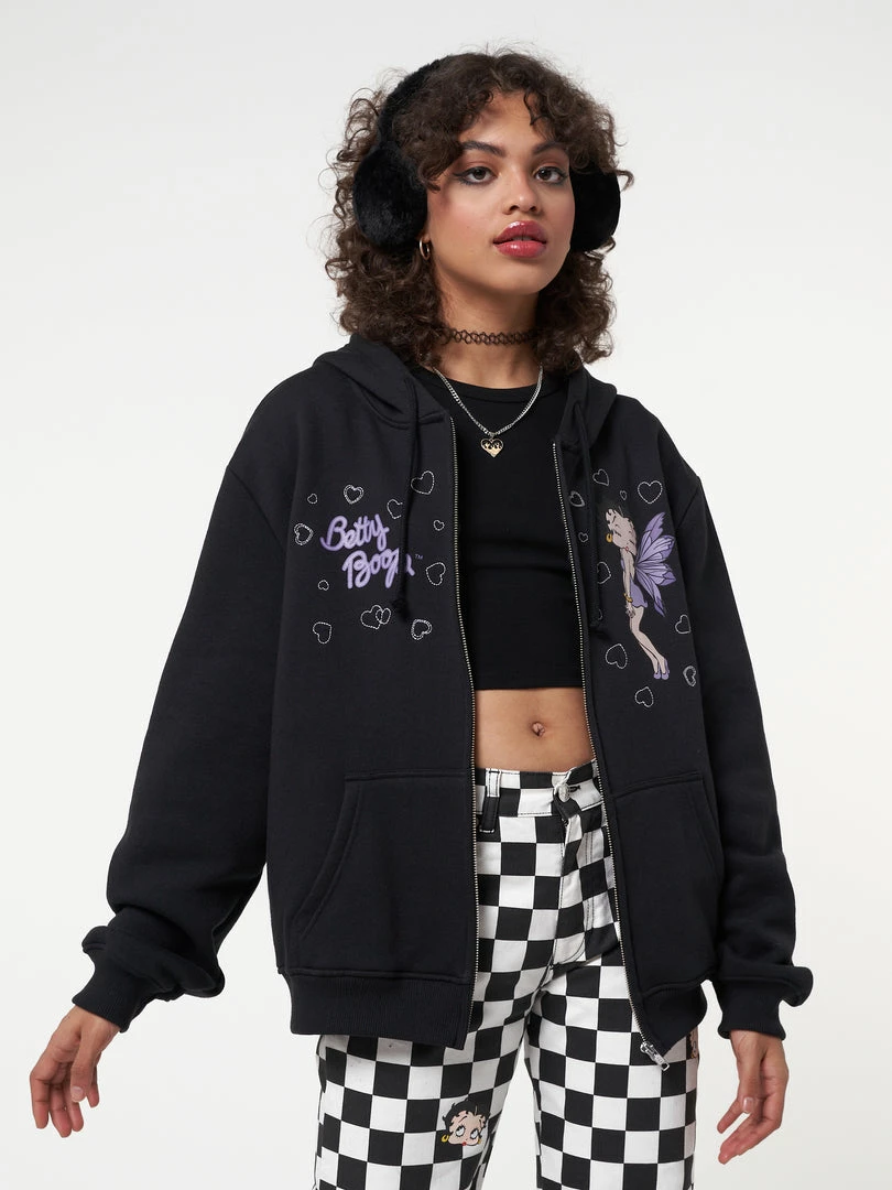 Minga London Minga X Betty Boop Hoodie Jacket