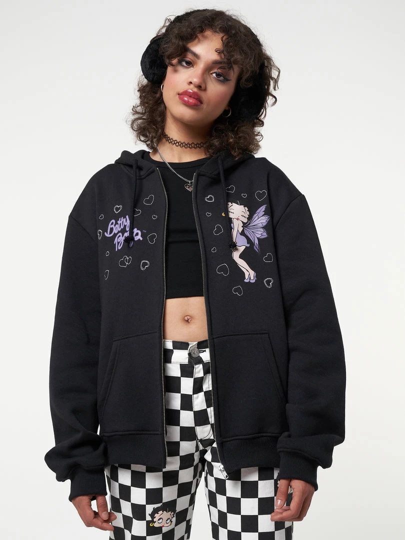 Minga London Minga X Betty Boop Hoodie Jacket