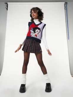 Minga London Minga X Betty Boop Knit Vest Clothing