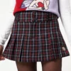 Minga London Minga X Betty Boop Plaid Mini Skirt Clothing