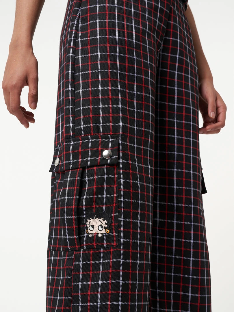 Minga London Clothing Minga X Betty Boop Plaid Utility Pants