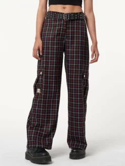 Minga London Clothing Minga X Betty Boop Plaid Utility Pants