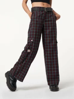 Minga London Clothing Minga X Betty Boop Plaid Utility Pants